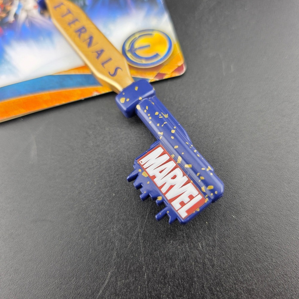 Disney Marvel Eternals Collectible‎ Key Blue Gold Splatter OS Blue NEW Limited - Picture 3 of 7